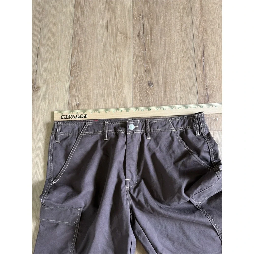 True Religion Jeans Men's Bracken Brown Baggy Cargo Pants Size 36 Y2K NWT